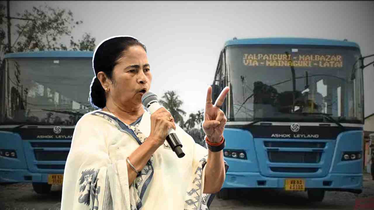 The government is running free AC buses for the students of the state