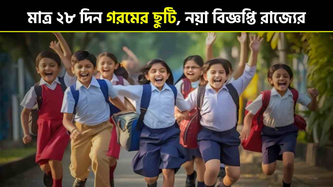 Only 28 days of summer vacation, new notification issued by the state