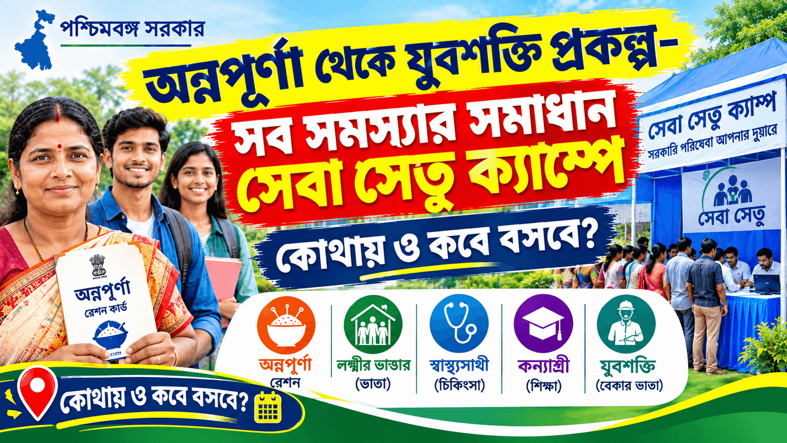 seva setu camp annapurna yuva shakti scheme solutions