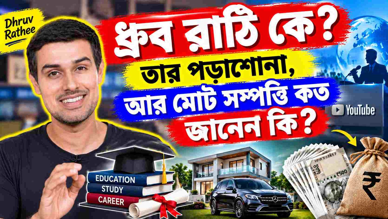dhruv rathee who is education estimated net worth