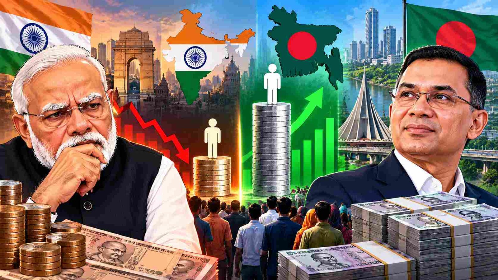 india vs bangladesh per capita gdp imf report analysis
