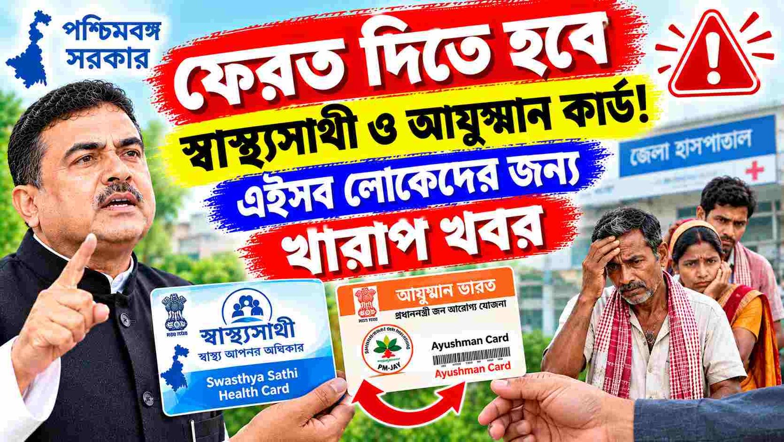 swasthyasathi ayushman card return rules
